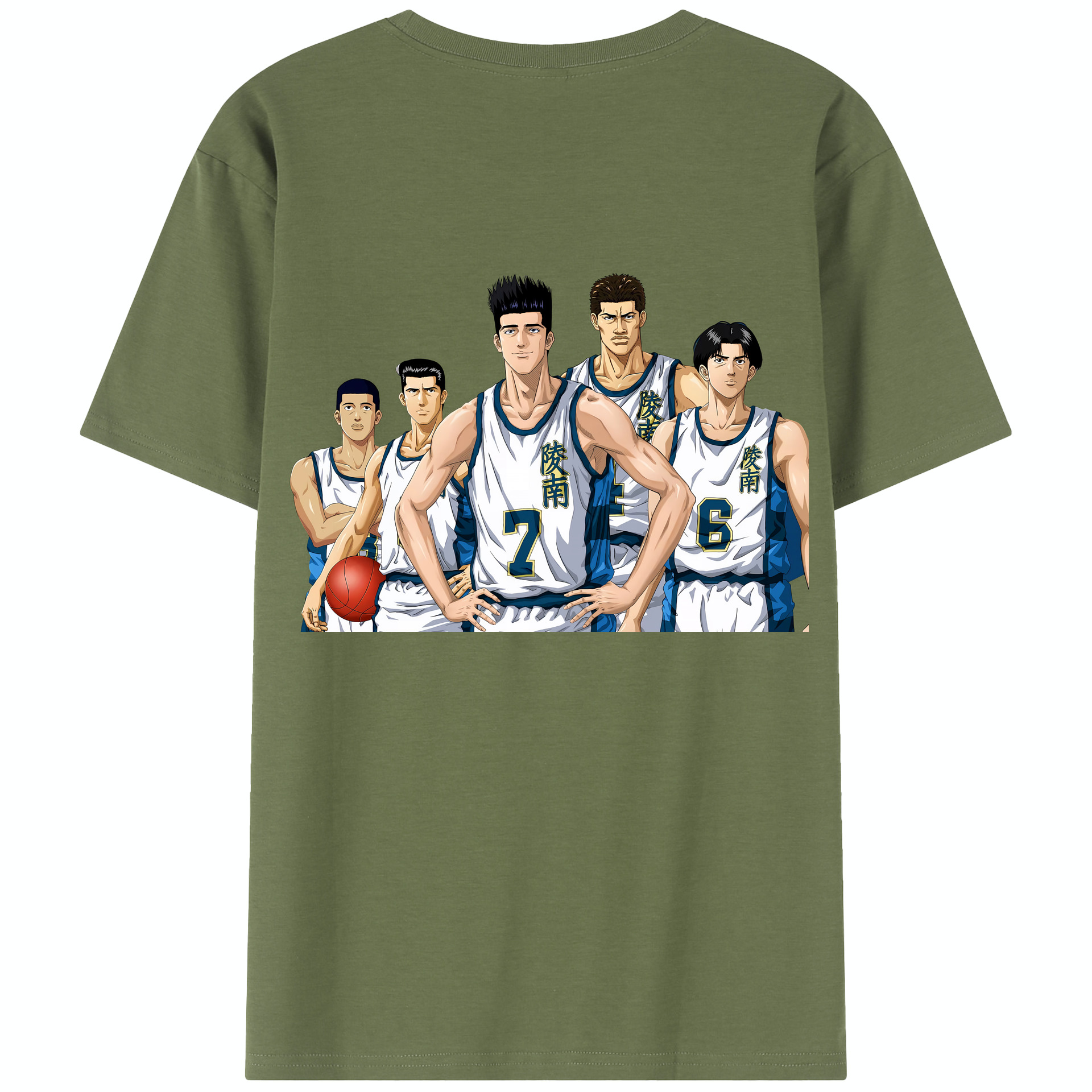 SLAM DUNK／スラムダンク 綿100％半袖Tシャツ（背面プリント）
